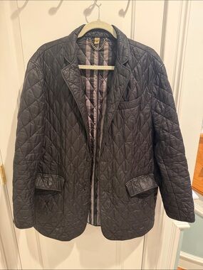 Burberry Black Quilted Lightweight Jacket